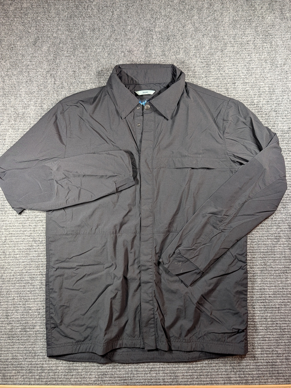 Trew Gear Snap Jack Black Jacket Snap Front Lightweight Men's Small